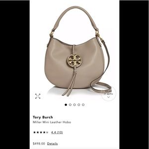 Tory Burch Mini Leather Hobo